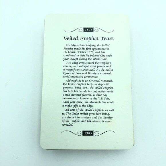 The Veiled Prophet Playing Cards - Picture 5 of 6